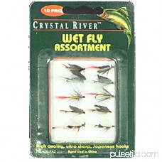 Crystal River 10pk Wet Flies, Assorted 563141641